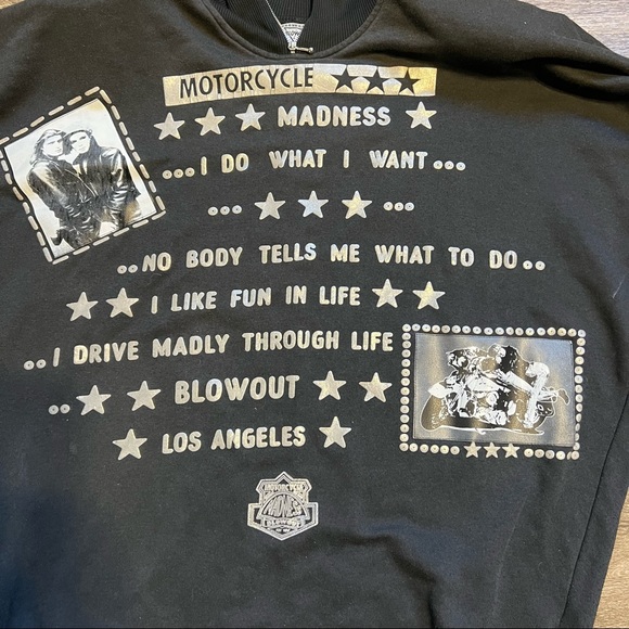 VINTAGE Blowout LA Sweatshirt Women’s F M- L RARE - Picture 3 of 12